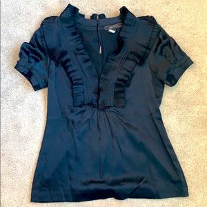 BCBG maxazria silk blouse, size XS